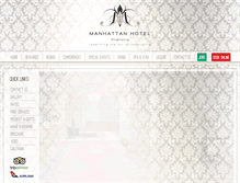 Tablet Screenshot of manhattanhotel.co.za